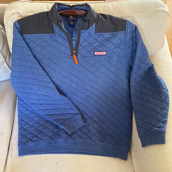 Vineyard Vines Other - Vineyard Vines Quilted Shep Shirt Size XL Blue